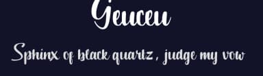 Geuceu by Thirtypath — Script Handwritten Font — thumbnail 2