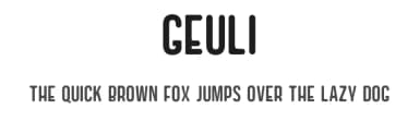 Geuli by Moodtype — Sans Serif Font — thumbnail 1