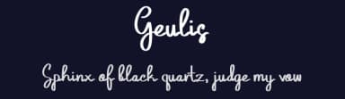 Geulis by peterdraw — Script Handwritten Font — thumbnail 2