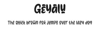 Geyalu by twinletter — Script Handwritten Font — thumbnail 1
