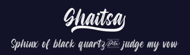 Ghaitsa by Ditatype — Script Handwritten Font — thumbnail 2