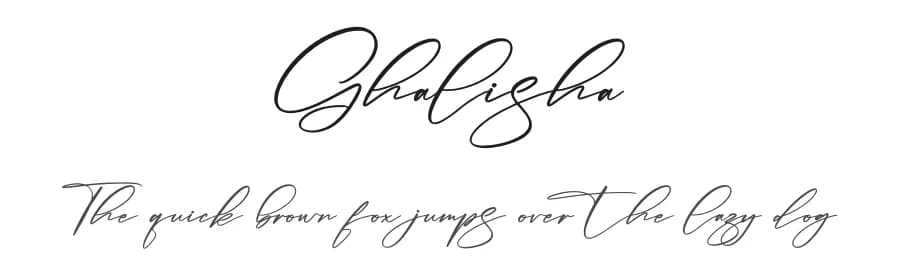 Ghalisha by Letterena Studios — Script Handwritten Font