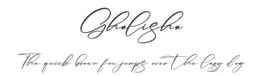 Ghalisha by Letterena Studios — Script Handwritten Font — thumbnail 1