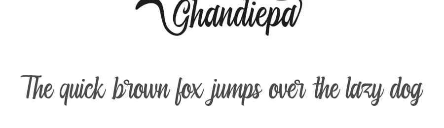 Ghandiepa by Inermedia Studio — Script Handwritten Font