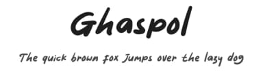 Ghaspol by SheillaType — Script Handwritten Font — thumbnail 1