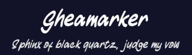 Gheamarker by Cikareotype Studio — Script Handwritten Font — thumbnail 2