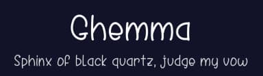 Ghemma by letralokkass — Script Handwritten Font — thumbnail 2