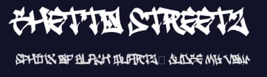 Ghetto Streetz by B85 — Script Handwritten Font — thumbnail 2
