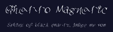 Ghetto Magnetic by Chequered Ink — Script Handwritten Font — thumbnail 2