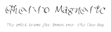 Ghetto Magnetic by Chequered Ink — Script Handwritten Font — thumbnail 1