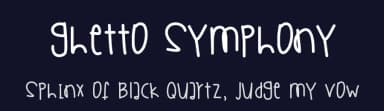 Ghetto Symphony by Des Gomez — Script Handwritten Font — thumbnail 2