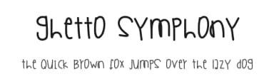 Ghetto Symphony by Des Gomez — Script Handwritten Font — thumbnail 1
