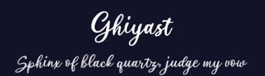 Ghiyast by Creatype Studio — Script Handwritten Font — thumbnail 2
