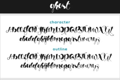 Ghost Family Font by EdricStudio — Script Handwritten Font — thumbnail 2