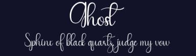 Ghost by Andi Moz — Script Handwritten Font — thumbnail 2