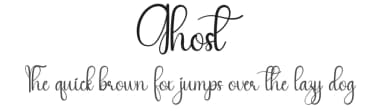 Ghost by Andi Moz — Script Handwritten Font — thumbnail 1
