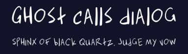 Ghost Calls Dialog by Bee Criswell — Script Handwritten Font — thumbnail 2