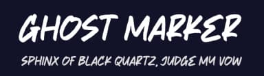 Ghost Marker by MJType — Script Handwritten Font — thumbnail 2
