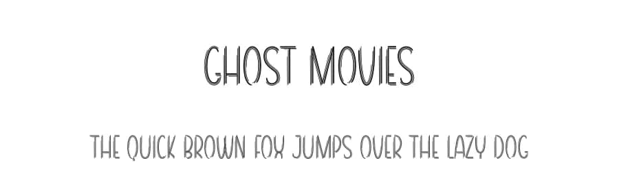 Ghost Movies by Andi Moz — Script Handwritten Font