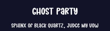 Ghost Party by Scratchones — Script Handwritten Font — thumbnail 2