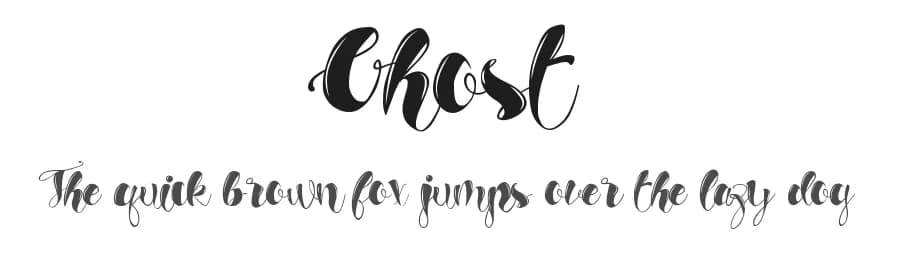 Ghost by Edric Studio — Script Handwritten Font