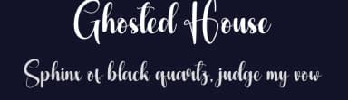 Ghosted House by Andi Moz — Script Handwritten Font — thumbnail 2