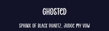 Ghosted by Scratchones — Script Handwritten Font — thumbnail 2