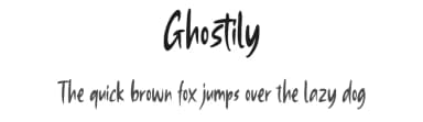 Ghostily by Creatype Studio — Script Handwritten Font — thumbnail 1