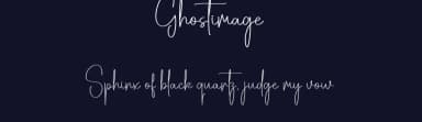 Ghostimage by Scratchones — Script Handwritten Font — thumbnail 2