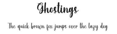 Ghostings by Inermedia Studio — Script Handwritten Font — thumbnail 1