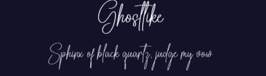 Ghostlike by Scratchones — Script Handwritten Font — thumbnail 2