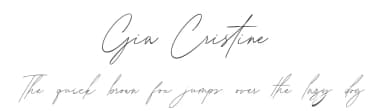 Gia Cristine by Alpaprana Studio — Script Handwritten Font — thumbnail 1
