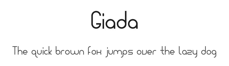 Giada by Pete Willard — Sans Serif Font