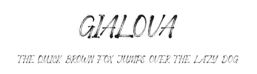 Gialova by Kong Font — Script Handwritten Font