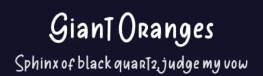 Giant Oranges by Masa Aska Sanurumi — Script Handwritten Font — thumbnail 2