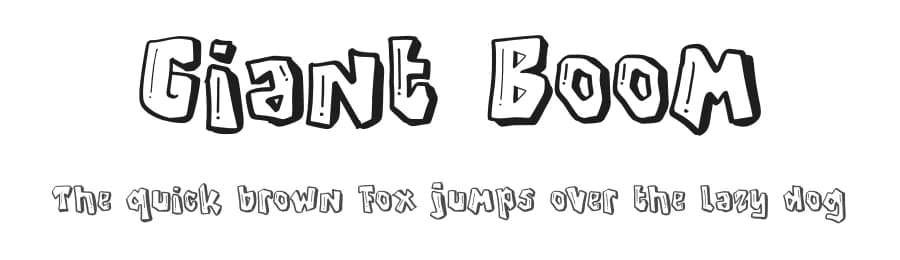 Giant Boom by Letterafa Studio — Script Handwritten Font