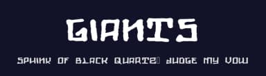 Giants by Out of Step Font Company — Script Handwritten Font — thumbnail 2
