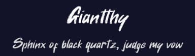 Giantthy by Creatype Studio — Script Handwritten Font — thumbnail 2