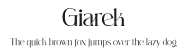 Giarek by Nirmana Visual — Serif Font — thumbnail 1