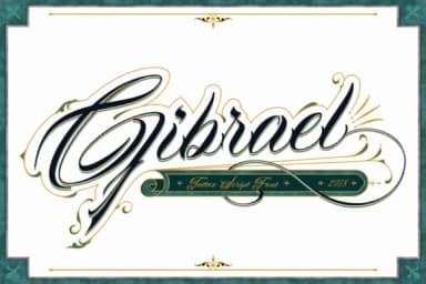 Gibrael Font by TRF — Script Handwritten Font — thumbnail 1