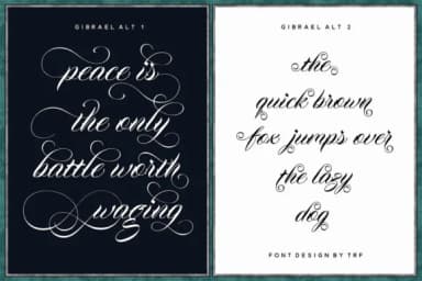 Gibrael Font by TRF — Script Handwritten Font — thumbnail 2