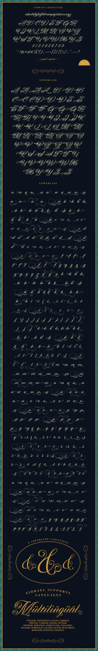 Gibrael Font by TRF — Script Handwritten Font — thumbnail 3