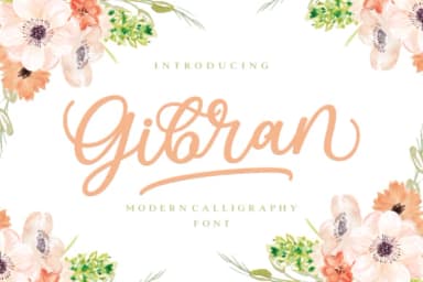Gibran Font by Keithzo (7NTypes) — Script Handwritten Font — thumbnail 1