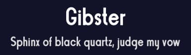 Gibster by Wellscript Studio — Sans Serif Font — thumbnail 2