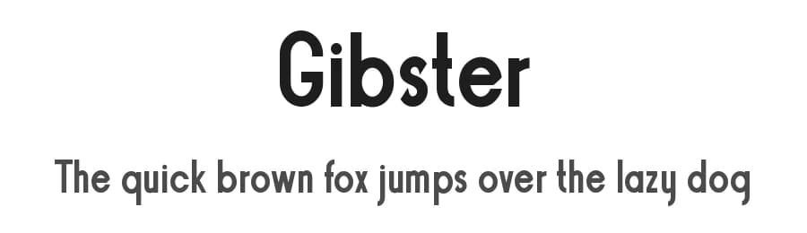Gibster by Wellscript Studio — Sans Serif Font