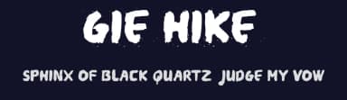 Gie Hike by GulioSt — Script Handwritten Font — thumbnail 2