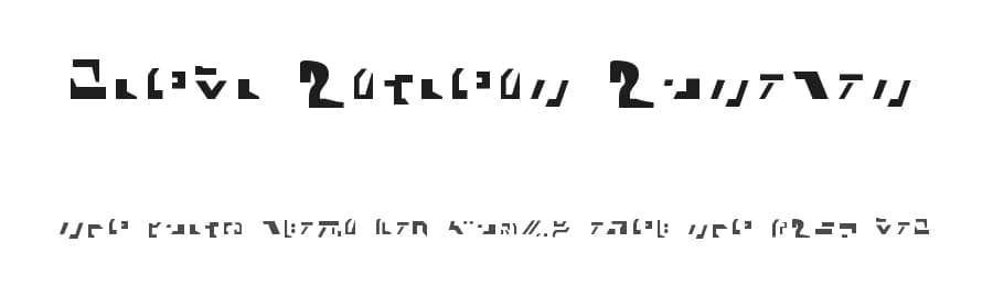 Giedi Ancient Autobot by Pixel Sagas — Dingbats Font