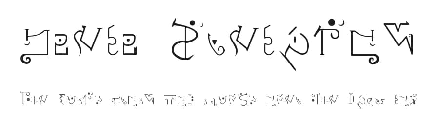 Giedi Predacon by Pixel Sagas — Dingbats Font