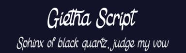 Gietha Script by Panrita Studio — Script Handwritten Font — thumbnail 2