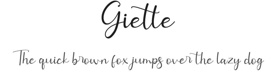 Giette by AEN Creative Studio — Script Handwritten Font